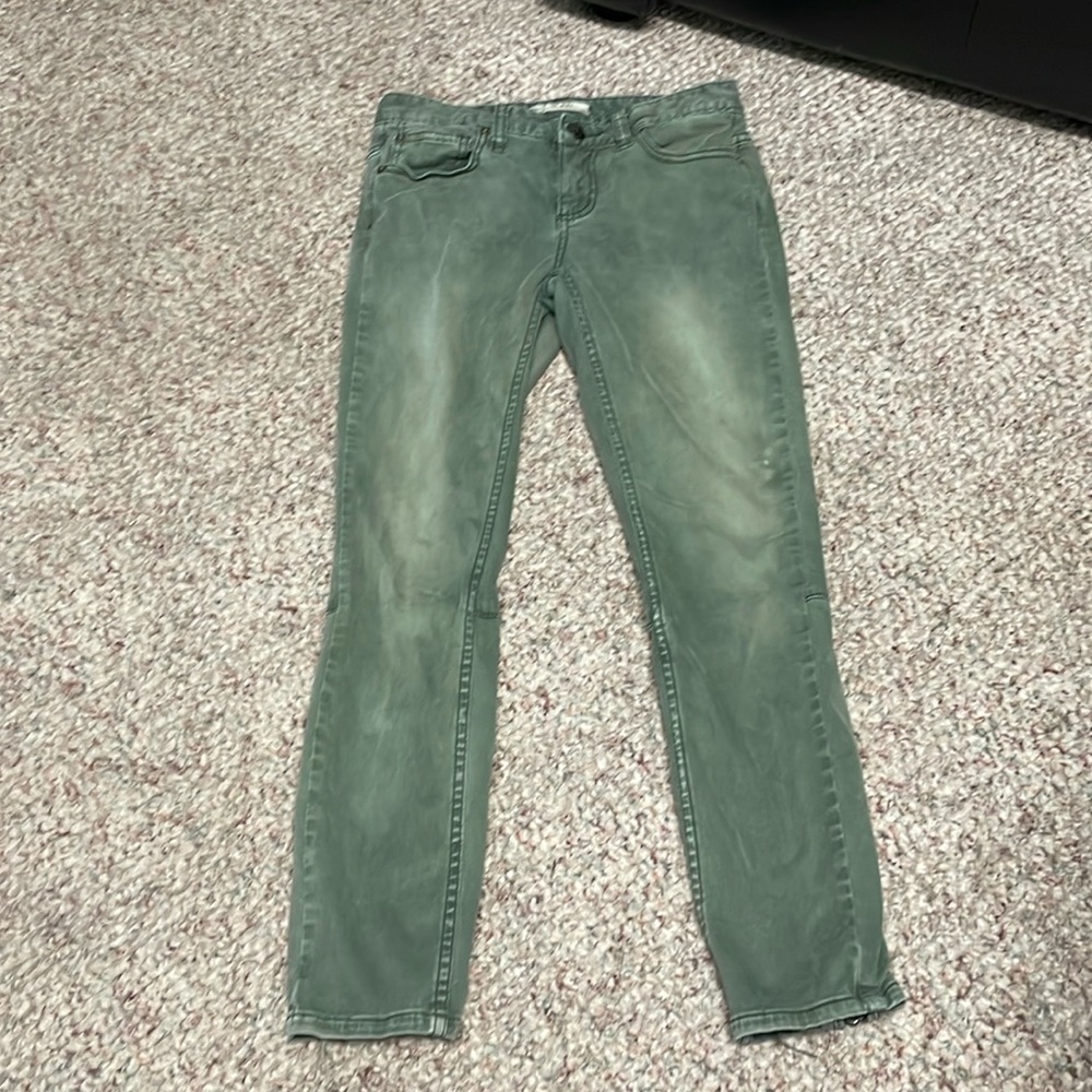 Free people zip calf pants